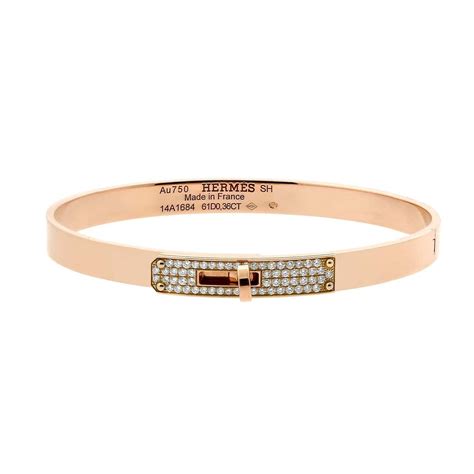 hermes rose gold bangle price|vintage Hermes bangle.